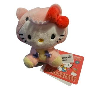 Sanrio Hello Kitty In Dinosaur Costume 4” Mini Plus Round One Special NWT